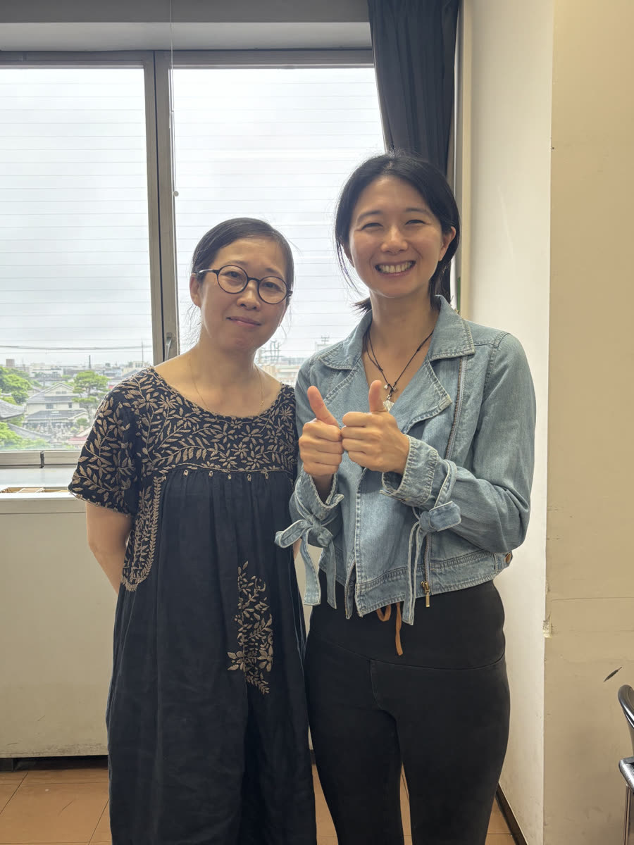 三浦順子與 Milliya 在鎌倉講座後合影